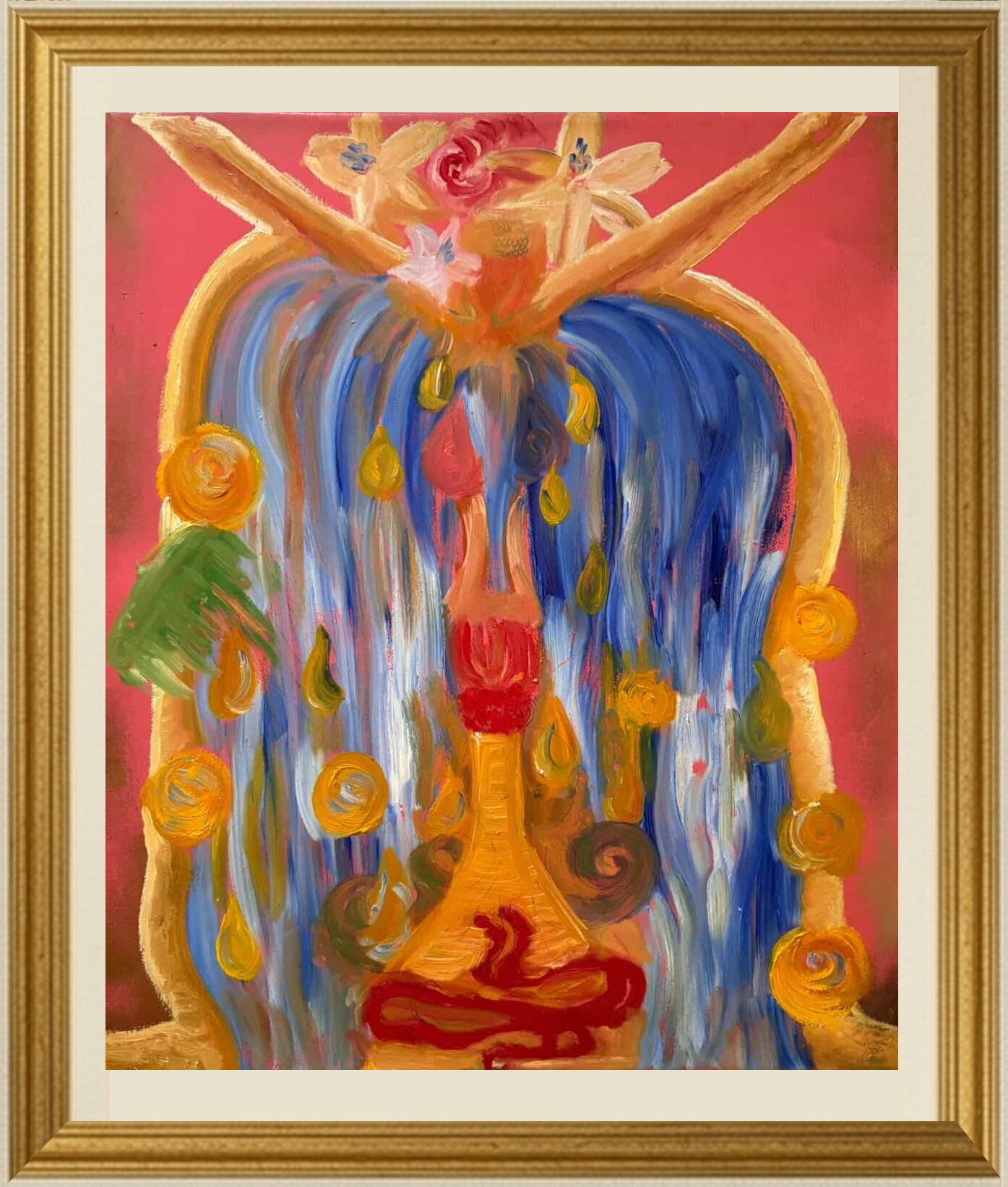 Fountain and waterfall — painting by Daniela �Roli�!