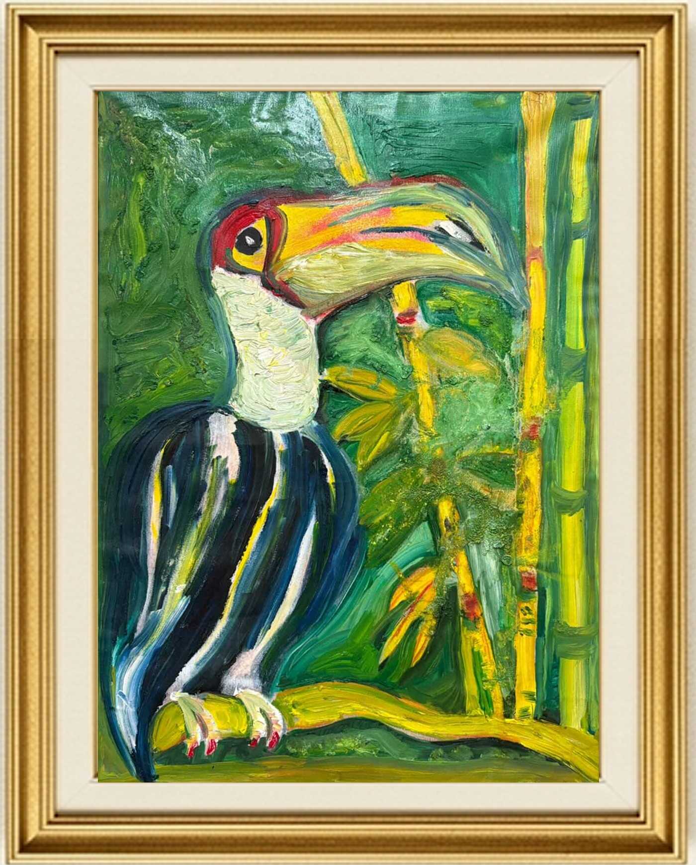 Tropical bird — painting by Daniela �Roli�!